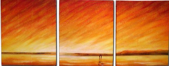 Dafen Oil Painting on canvas sunglow -set063